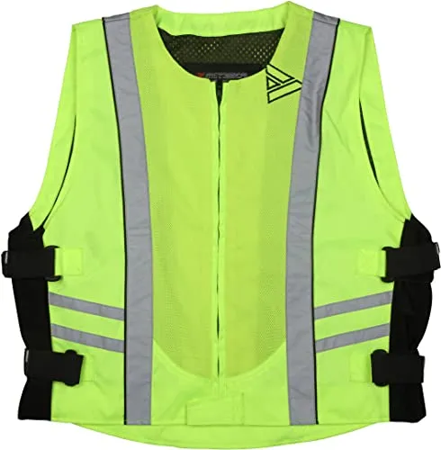 Modeka Basic Mesh Warnweste, gelb, Größe 10XL für Männer