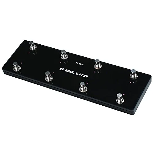 Icon G-Board black B-Stock - Zubehör für Gitarren & Bässe, kompakter USB-MIDI Controller mit 8 robusten Fußschaltern für kreative Steuerung und volle Funktionalität.