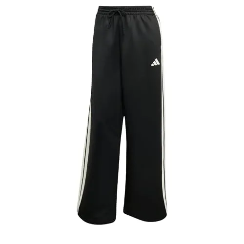 ADIDAS SPORTSWEAR W STADIUM TP Damen Sporthose, Gr. L - Trainingsbekleidung für Damen mit weichem, dehnbarem Material und sportlichem Look dank Satin-Paspelierung und 3-Streifen-Design.