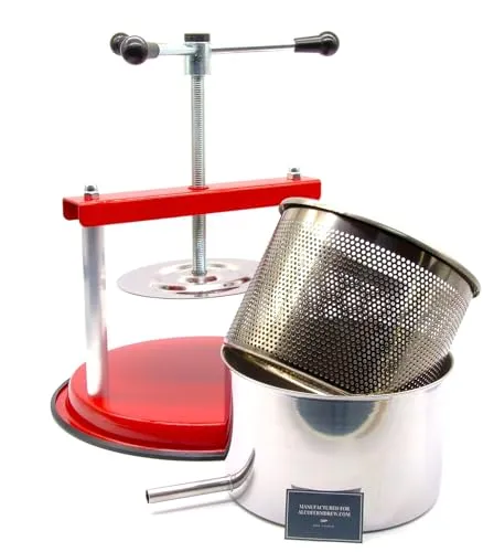Produktbild AlcoFermBrew Käsepresse 5,9 Liter und Presskorb 4,3L (Käseform)
