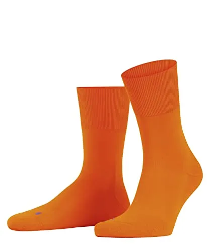 FALKE Unisex Socken Run U So Baumwolle Funktionsmaterial einfarbig 1 Paar, Orange Bright 8930, 42-43