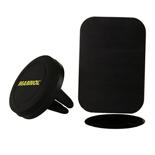 MANNOL Magnetic Phone Holder Auto KFZ Handy Halter Magnetisch Universal für Alle Handys Magnetischer Handyhalter Handyhalterung Lüftung Lüftungsschlitz