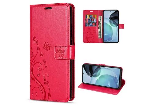 betterfon Handyhülle Handytasche für Motorola Moto G72 Klapphülle Klapphülle, Bookstyle-Hülle: Magnetverschluss 3 Kartenfächer & Standfunktion