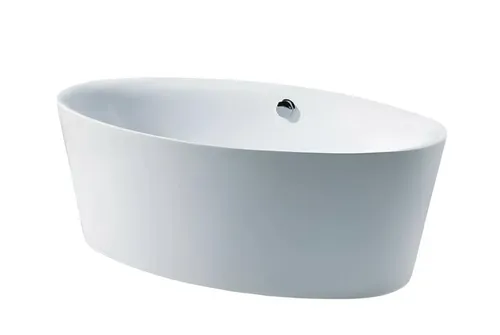 Acrylwanne Luxuswanne Designwanne 170x110 cm - Freistehend - Moderne Badewanne aus hochwertigem Acryl, oval mit eleganter Form. Ideal für entspannende Stunden im Badezimmer. Maße: 170 x 110 x 58 cm, mit 2 Jahren Herstellergarantie.