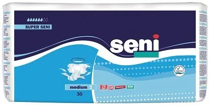 SUPER SENI Inkontinenzeinlagen Gr. Medium - 120 Stück - Inkontinenzeinlagen für optimale Sicherheit und Komfort, ideal für aktive Menschen mit Inkontinenzproblemen.