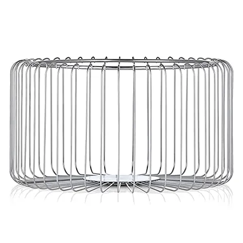 blomus Korb Estra Nr. 63644 - Edelstahl Obstkorb - Eleganter Obstkorb aus hochwertigem Edelstahl, ideal zur stilvollen Präsentation von Obst und Gemüse in Ihrer Küche.