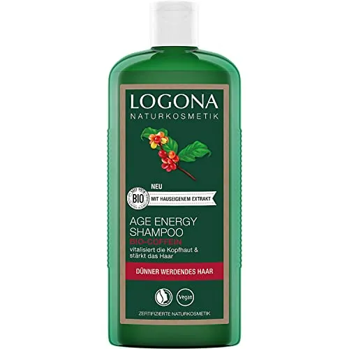 LOGONA Vitalisierendes Shampoo mit Bio-Coffein für kräftiges Haar