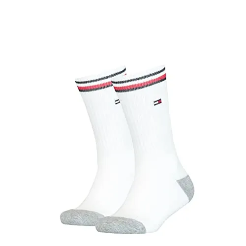 Tommy Hilfiger Iconic Kids' Sports Socks (2 pack) in weiß von Tommy Hilfiger