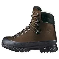 Hanwag Alaska Wide GTX Wanderschuhe - Erde Braun 6,5 - Wasserdichte Herren-Trekkingschuhe mit GORE-TEX, ideal für anspruchsvolle Wanderungen. Hoher Schaft sorgt für Knöchelstütze und Komfort auf langen Strecken.
