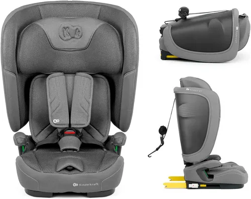 Kinderkraft Fix2Go Autokindersitz, Grey – Sicher und komfortabel