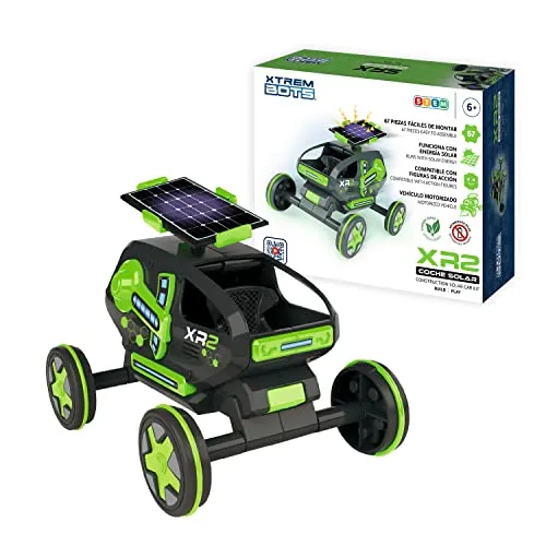 Produktbild Xtrem Bots – Workshop für Bildungsrobotik, Roboterspielzeug für Kinder ab 8 Jahren, Solarroboter, Lernspiele, Roboterbau, 12-in-1-Lernspielzeug (Solar Car)