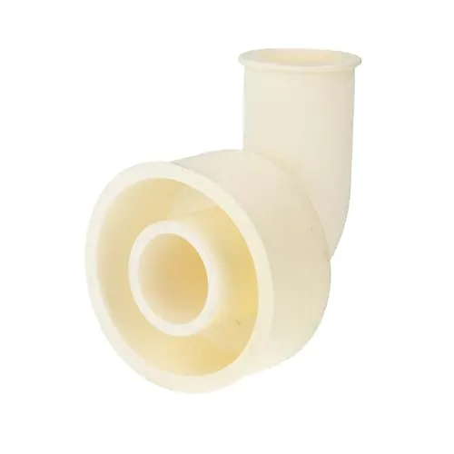 tecuro -583260- WC-Spülrohrverbinder - Winkelform - Ø 48/28