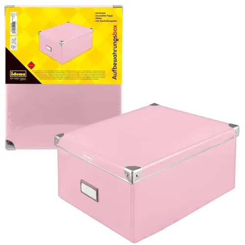 Produktbild Idena Aufbewahrungsbox faltbar rosa 35x28x17cm