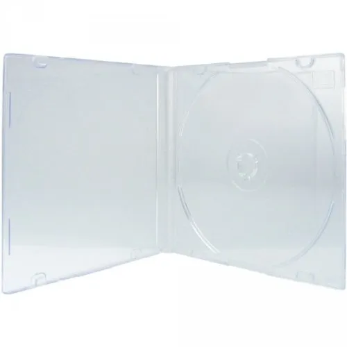 XLayer DVD CD Hüllen Single transparent matt slimcase 10