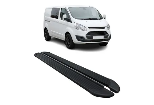 OMAC Kfz-Schmutzfänger Schweller für Ford Transit Custom 2012-2020 L2 - Hochwertiger, rutschfester Schmutzfänger aus Aluminium für Ford Transit Custom. Langlebig und korrosionsbeständig, ideal für den täglichen Einsatz. Inklusive Montagenanleitung.