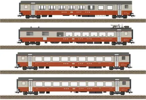 TRIX H0 23690 Swiss Express Personenwagen 4er-Set der SBB von TRIX H0