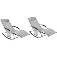 SoBuy Gartenliege OGS28x2