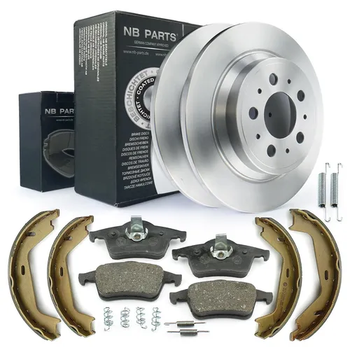 Bremsscheiben Bremsbeläge Bremsbacken Zubehör Handbremse hinten für Volvo S60 I