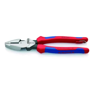 Knipex Kabelzange ''Lineman's Pliers'' 240 mm - Ergonomisch und kraftsparend - Zangen für Elektriker – Hoch übersetzt für 50 % Kraftersparnis, mit ergonomischer Griffform für ermüdungsfreies Arbeiten und induktiv gehärteten Schneiden für langlebige Leistung.