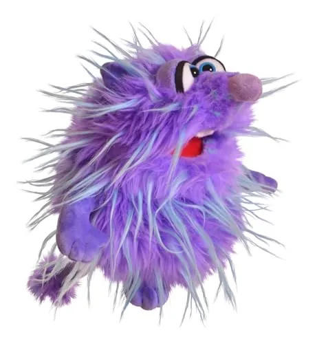Living Puppets Babbel Handpuppe, 22 cm, Monster to go! Kollektion, Detektiv