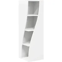 vidaXL Eckschrank 32x32x102cm - Platzsparendes Design - Moderner Eckschrank aus robustem Holzwerkstoff, ideal für kompakte Wohnräume. Mit klaren Linien und matte Oberfläche bietet er stilvollen Stauraum für Bücher und Deko.