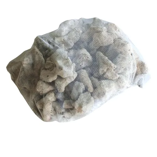 SunSun 0,5kg Aquarium Korallensand, sehr grober Sand für die Besiedlung mit nitrifizierenden Bakterien im Filter, für Teich- und Aquariumfilter