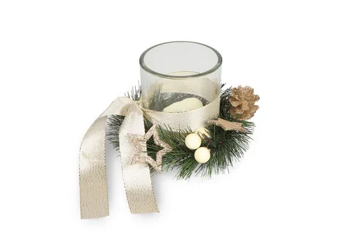 Gartenpirat LED Dekoobjekt Adventsgesteck verschiedene Modelle, LED fest integriert, Warmweiß