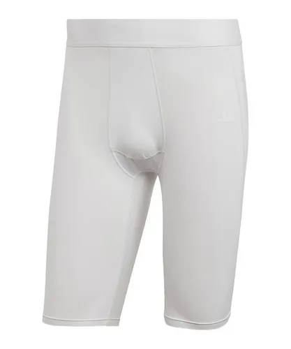 ADIDAS Sport TF SHRT Tight M Leggings, White, M - Sportleggings für Herren mit 1/2 Länge, ideal für Training und Freizeit, ausgestattet mit adidas-Logo für einen sportlichen Look.