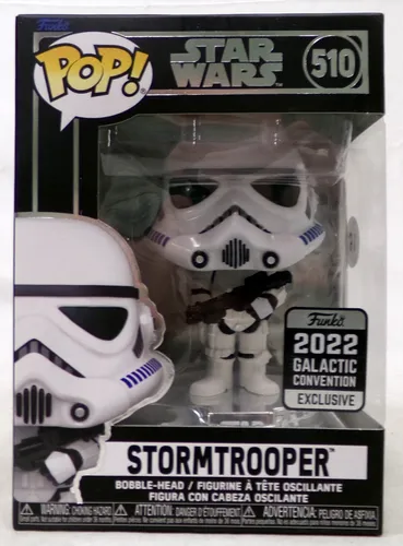 Funko Sammelfigur Star Wars Stormtrooper Exclusive #0510 - Sammelfigur aus der Star Wars Reihe, detailreiche und exklusive Pose – ein Muss für jeden Fan und Sammler!