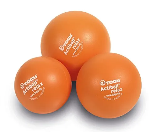 TOGU Actiball Relax 3er-Set Faszienmassageball, orange in orange von TOGU