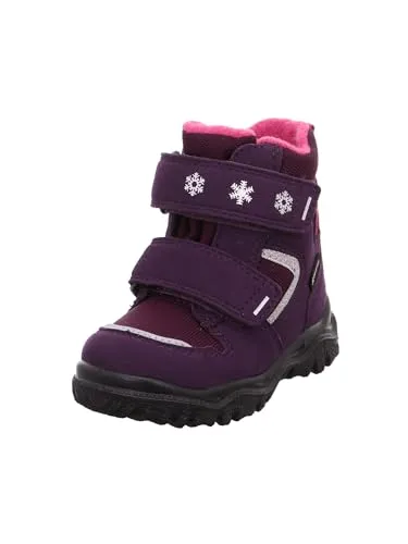 Superfit Baby Mädchen HUSKY1 - Warme Gore-Tex Schneestiefel in Lila/Rosa - Stiefel für Mädchen, wasserfest und ideal für kalte Wintertage mit warmem Futter für besten Tragekomfort.