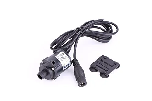 Wasserpumpe,DC 6V-12V Mini Micro bürstenlose Tauchmotor Wasserpumpe,Niederdruckpumpe 200L / H Mikrobürstenlose bürstenlose Motorwasserpumpe Solarkühlung 5,5 * 2,1 Buchse