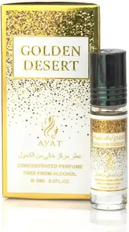 Golden Desert 6ml Unisex Parfümöl – Ayat Perfumes – Alkoholfrei