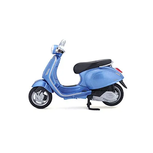 Maisto Vespa Primavera 150: Originalgetreues Motorrollermodell im Maßstab 1:12, 17 cm, blau (532721)