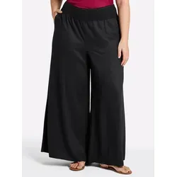 Sheego Strandkleid Web-Hose normal schwarz 52 EU