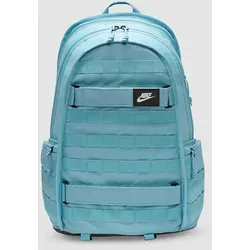 Nike Sportswear RPM Rucksack (26 L) - Denim Turq/Black/Summit White - Rucksack für Laptops bis 15 Zoll, mit gepolsterten Schulterträgern und stabilisierendem Brustriemen für optimalen Tragekomfort.