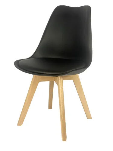 Schalenstuhl Esszimmerstuhl Stuhl Küchenstuhl Barstuhl Schwarz NEU OVP