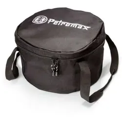 Petromax Feuertopf Tasche ft6 ft9 aus Nylon, schwarz - Praktische Tasche für Feuertöpfe mit 5,7 & 8,5 Litern, reißfest und belastbar, ideal für Grillliebhaber und Outdoor-Enthusiasten.