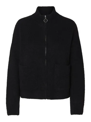 Selected Strickjacke SLFSia Ras - Edler Cardigan aus Wolle und Alpakawolle - Cardigan aus Wollgemisch mit hervorragenden wärmenden Eigenschaften und fast ohne Pilling. Ideal für jeden Anlass, kombiniert mit T-Shirt oder Kleid.