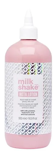 Milk Shake Insta Lotion Mask 500ml - Haarmaske für alle Haartypen, repariert geschädigtes Haar und füllt Lücken für gesundes, strahlendes Haar.
