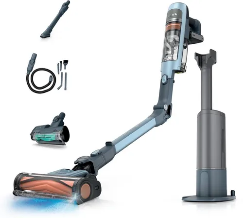 Shark IA3244EUT Akku Staubsauger – Kabellos und Beutellos - Der Shark IA3244EUT Akku Staubsauger überzeugt mit kraftvoller Reinigung und komfortabler Handhabung. Mit innovativer Entleerungsstation und vielseitigem Zubehör ist er ideal für müheloses Saugen in jedem Raum.