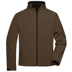 Herren Softshell Jacke JN135, braun, Größe 3XL - Funktionsjacke aus hochwertigem Softshell-Material, wind- und wasserabweisend, ideal für Outdoor-Aktivitäten in Größe 3XL.
