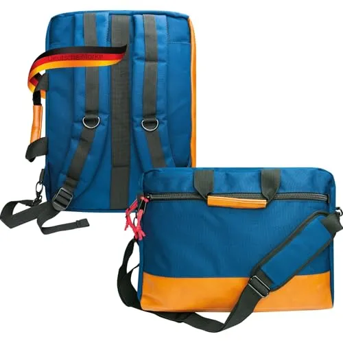 Schwaiger Laptoptasche 715767 - Blau - Laptop-Tasche für Notebooks bis 15,6 Zoll, mit praktischem Tragegriff und Schultergurt für hohen Komfort unterwegs.