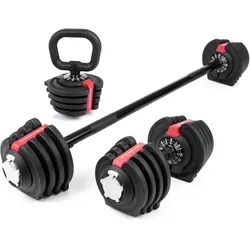 Sport-Tec 3 in 1 Multi Hantel-Set 1-19 kg von Sport-Tec