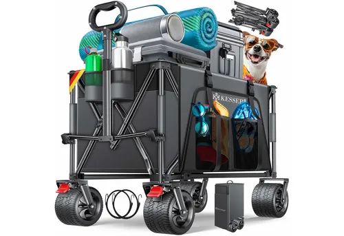 Rollwagen & Sackkarren Schwarz von Kesser