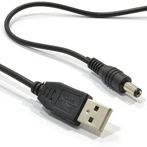 USB Zum DC Strom Kabel - USB 2,0 Für 2,1 mm x 5,5 mm 5V 2A 2000mA 1 m [1 Meter/1m]