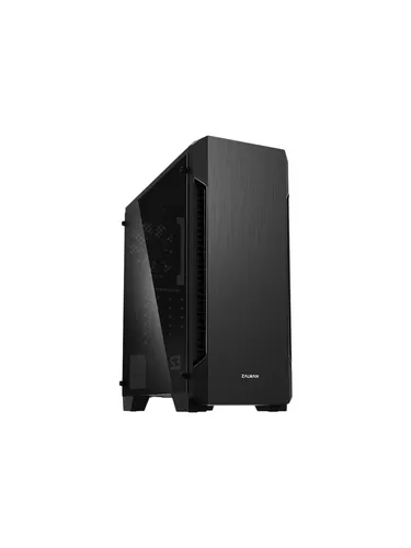 Zalman S3 TG - Miditower Gehäuse mit Fenster - PC-Gehäuse im Miditower-Format, mit gehärtetem Glas-Seitenteil für einen beeindruckenden Blick auf die Hardware.