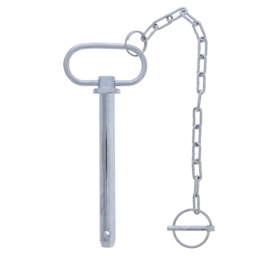 Oberlenkerbolzen mit Handgriff Kette Kat.1 162mm Oberlenker Bolzen Steckbolzen