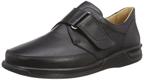 Ganter Kurt Herren Slipper Größe 43 EU - Slipper & Mokassins für Herren mit flacher Absatzhöhe von 16mm, praktischem Klettverschluss und austauschbarem Fußbett für optimalen Komfort.