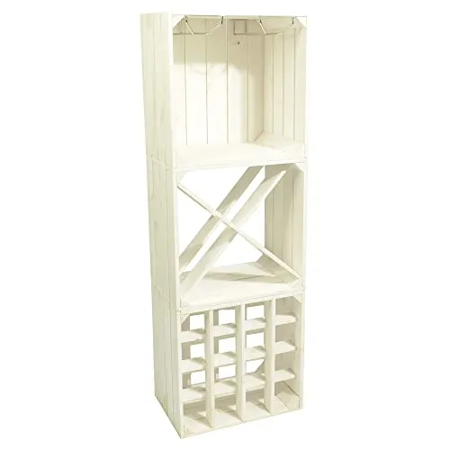 CHICCIE Weinregal Wino Set aus Holz in weiß von Chiccie